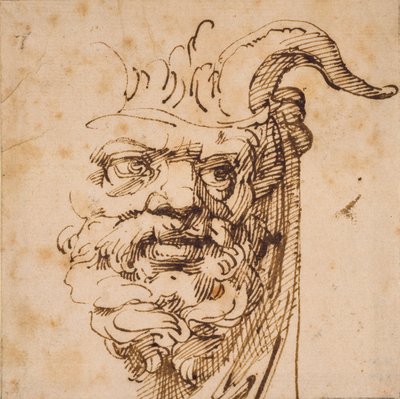 Bir Silvan Maskesi, 1570-1602 by Agostino Carracci