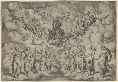 Kürelerin uyumu by Agostino Carracci