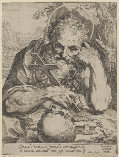 Aziz Jerome by Agostino Carracci