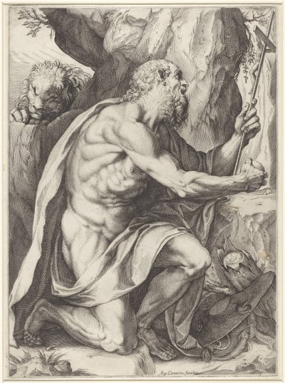 Aziz Jerome by Agostino Carracci