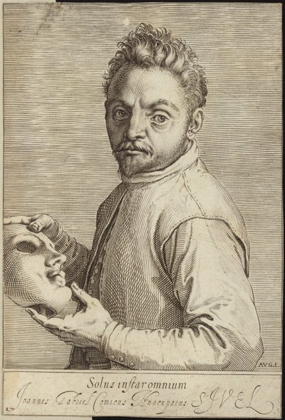 Giovanni Gabrielli'nin Portresi by Agostino Carracci