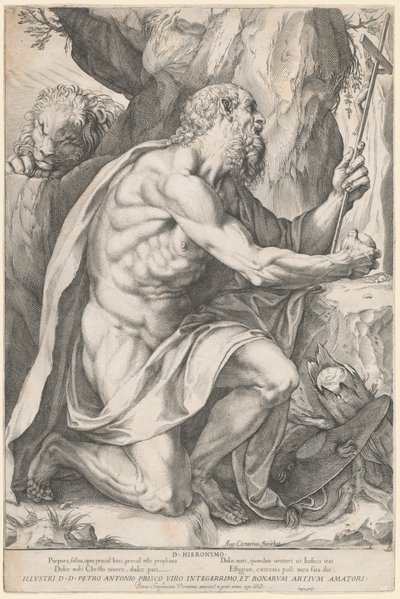 Aziz Jerome by Agostino Carracci