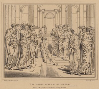 Zinada Alınan Kadın, John by Agostino Carracci