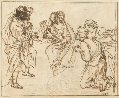 Çobanların hayranlığı by Agostino Masucci
