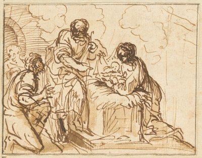 Çobanların hayranlığı by Agostino Masucci