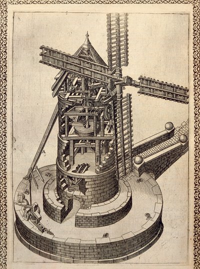 yel değirmeni by Agostino Ramelli