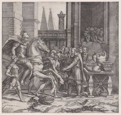Camillus, 1531 tarihli. by Agostino Veneziano