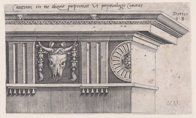 Dor Saçmalığı, 1528 tarihli. by Agostino Veneziano