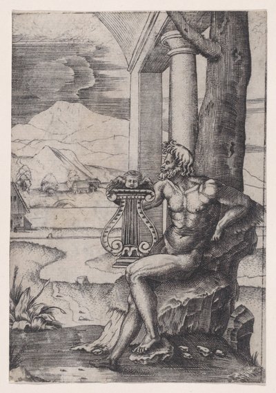 Lirli Adam, ca. 1514-36. by Agostino Veneziano