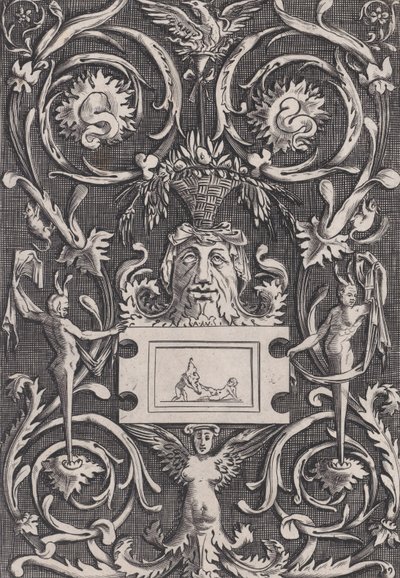 Süs Paneli, ca. 1514-36. by Agostino Veneziano
