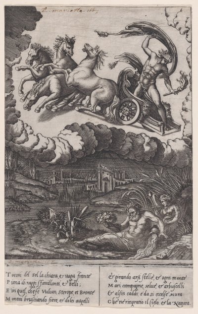 Fayton, yaklaşık 1514-36. by Agostino Veneziano