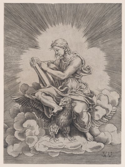 Aziz John, 1518 tarihli. by Agostino Veneziano