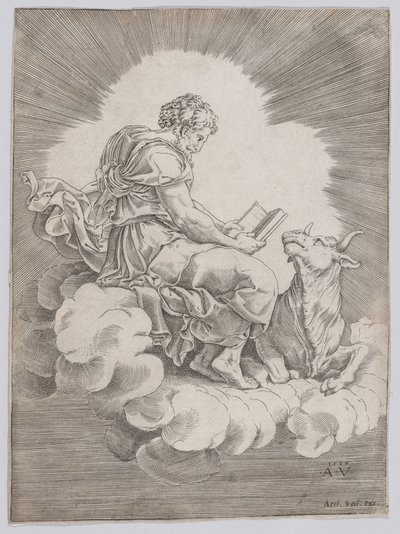 Aziz Luka, 1518. by Agostino Veneziano