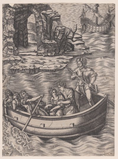Kabuk, ca. 1514-36. by Agostino Veneziano