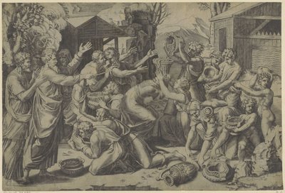 man toplama by Agostino Veneziano