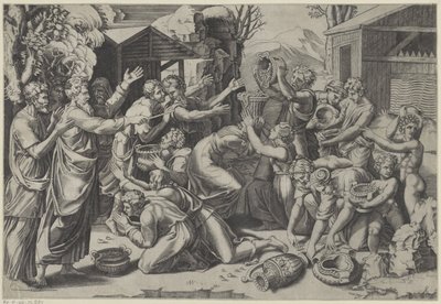 man toplama by Agostino Veneziano