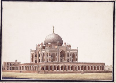 Hümayun Türbesi, 1820 dolayları by Agra School
