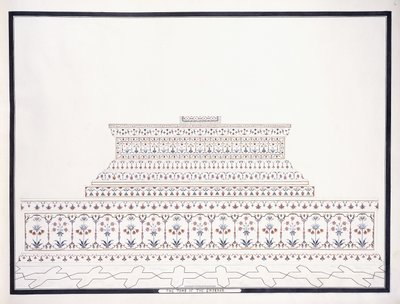 İmparatorun Mezarı, c. 1815 by Agra School