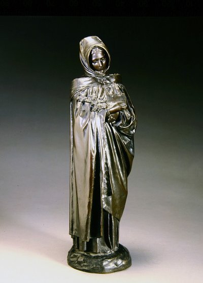Palmiye Yapraklı Bolonez (bronz) by Aime Jules Dalou