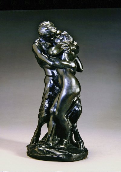 Öpücük (bronz) by Aime Jules Dalou
