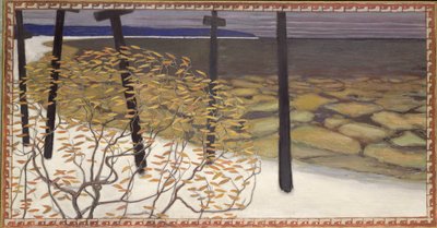 Sonbahar, beş haç (tuval üzerine yağlı boya) 1902 by Akseli Valdemar Gallen Kallela