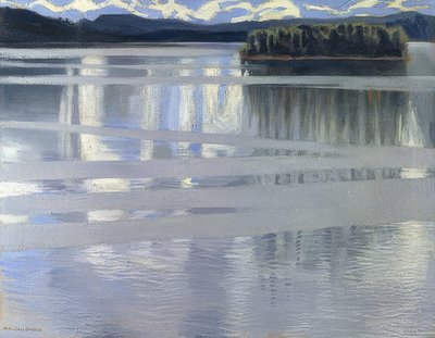 Keitele gölü. 1905 by Akseli Valdemar Gallen-Kallela