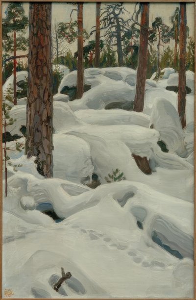 vaşak in by Akseli Valdemar Gallen-Kallela