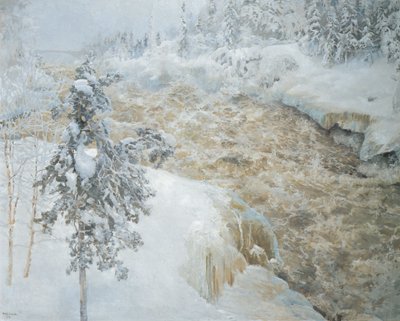 kışın Imatra by Akseli Valdemar Gallen-Kallela