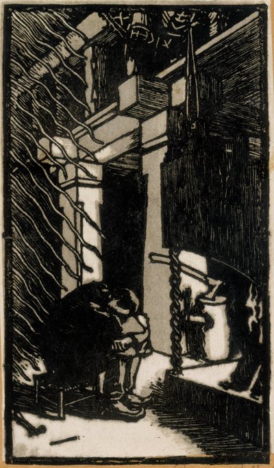 İlham (Atölye Alacakaranlık) by Akseli Valdemar Gallen-Kallela