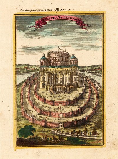 Semiramis Kalesi, 1719 by Alain Manesson Mallet