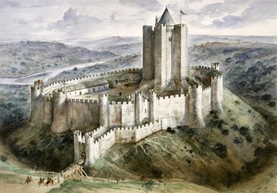 Conisbrough Kalesi, 13. yüzyıl, 1960