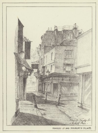 Kingly Caddesi ve Fouberts Place by Alan Stapleton