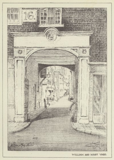 William ve Mary Yard by Alan Stapleton