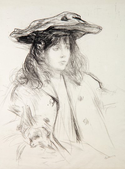 Köpekli Yvette by Albert de Belleroche