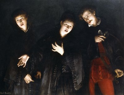 Üç Şarkıcı, by Albert Alexander Paul Rouffio