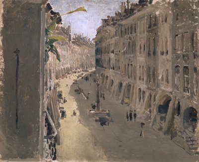 Gerechtigkeitsgasse, Bern, 1880-90 dolayları by Albert Anker