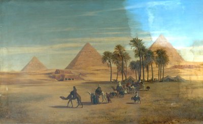 Giza Piramitleri, Mısır by Albert August Zimmermann
