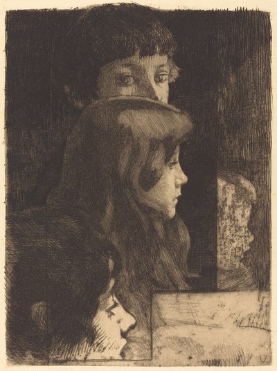 Bir aile by Albert Besnard