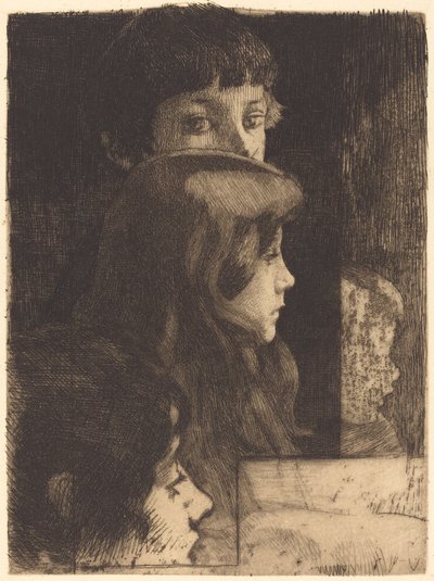 Bir aile by Albert Besnard