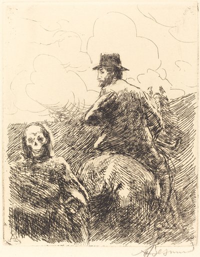 Tehlike Geçti (Tehlike geçişi) by Albert Besnard