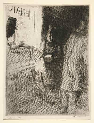 La Fuhuş (Fuhuş) by Albert Besnard