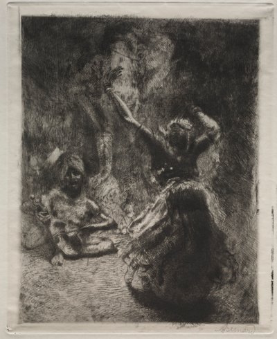 Dansçı, 1900 dolaylarında. by Paul Albert Besnard