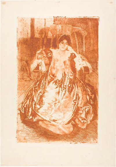 İpek Elbise by Albert Besnard