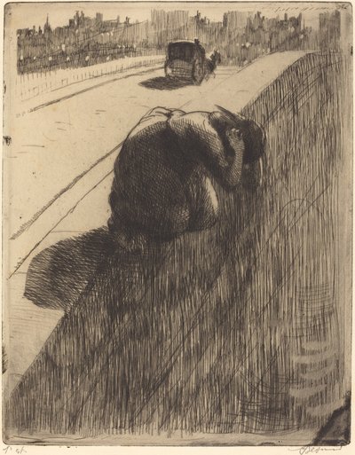 İntihar (Le İntihar) by Albert Besnard