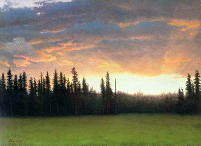 Kaliforniya Gün Batımı by Albert Bierstadt