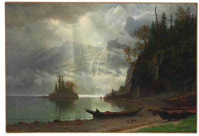 Göldeki Ada by Albert Bierstadt