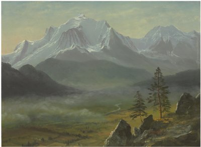 mont Blanc by Albert Bierstadt