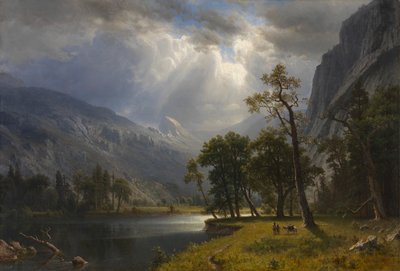 Starr King Dağı, Yosemite by Albert Bierstadt