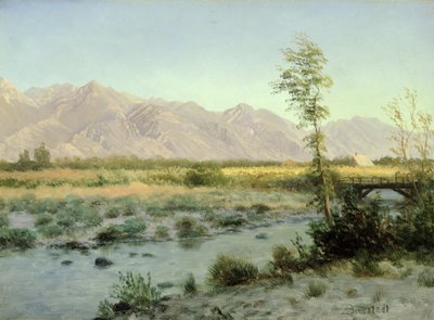 Çayır Manzarası by Albert Bierstadt