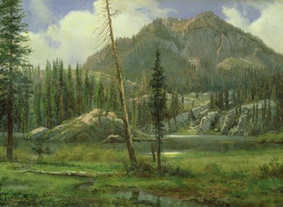 Sierra Nevada Dağları by Albert Bierstadt